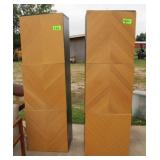 (2) Ikea 3-Door Cabinets, Approx. 76" x 2