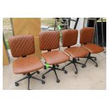 (4) Rolling Task Chairs