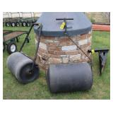 (2) Lawn Rollers, (1) Lawn Tractor Grade Blade