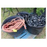 Large Assort. Tree Collars and Water Hose