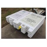 (8) Signicade Deluxe Resin A-Frame Signs,