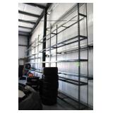(5) Sections of Martins Tire Racks, Wall Standing,