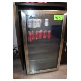 Crownful CF-BR01 Glass Front Beverage Cooler,