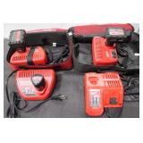 Lot of Milwaukee Battery Chargers w/Some