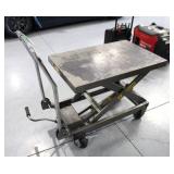 HaulMaster Hydraulic Table Cart, 1,000 Lb Capacity