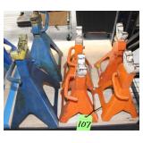 Lot of (6) 3- and 5-Ton Floor Jacks
