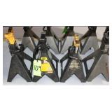 Lot of (4) 6-Ton Floor Jacks