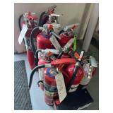 Lot of Assort. Fire Extinguishers
