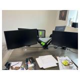 (2) Sceptre E248W-19203R 24" LED Monitors with
