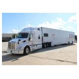 Combo 2019 Peterbilt 579 & 1998 Race Day Trailer