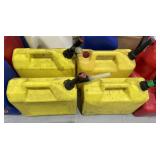 (4) Diesel Fuel Jugs
