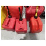 (3) 2 Gal. Gas Cans