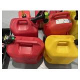 (4) Standard 5 Gal. Gas Jugs
