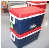 (2) Igloo 48 Qt Coolers