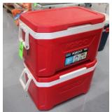 (2) Igloo 50 Qt Coolers