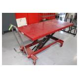 Hydraulic Lift Table, Approx. 63" x 31-1/2"