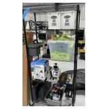 Rolling Rack with Contents, As Shown;