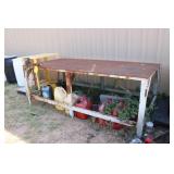 Metal Workbench, Approx. 8