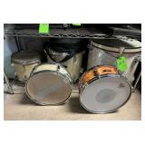 Assort. Drums, No Stands, As Shown