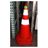 (5) 27" Traffic Cones