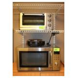 GE Microwave JES13448K06 w/Cuisinart Broiler &