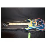 Kramer Flame Solid Body Electric Guitar