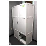 White 2-Door Storage Cabinet