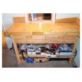 Wood Work Bench Approx. 5