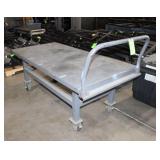 Rolling Metal Cart, Approx. 60" x 30"