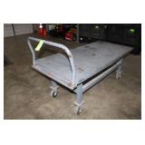 Rolling Metal Cart, Approx. 60" x 30"
