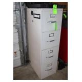 Metal Vertical File Cabinet w/Nuts & Bolts