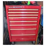 U.S. General Rolling Tool Cabinet w/Contents