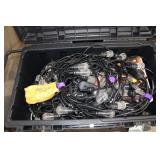 Lot of Heavy Duty LED String Lights, Clear & Color