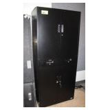 Metal 6-Door Storage Cabinet, Approx 32"W x 16"D