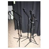 (5) Microphone Stands
