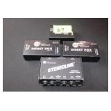 Direct Boxes; (2) Live Wire Solutions Model PDI,