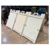 (3) Signicade Deluxe A-Frame Resin Signs,