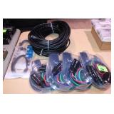 Lot (4) Lyx Pro LYX4E6LCS2MC3 Network Cables NIB,