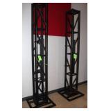 (2) Vertical Stage Trusses 12" x 12" x 98"H