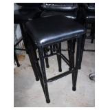 Black Stools, Cushion Seat