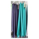 Table Cloths, 120" Round, Iridescent Blue (4),