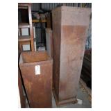 (5) Rustic Urns; (2) 62"Tx16", (2) 50"Tx16",