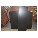 Portable Bars, Black (1 Needs Repair to Shelf)