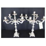 (2) Candelabras, 5-Arm, Approx. 21"H x 16 Dia.