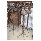 (4) Candelabras, 12-Arm, Wrought Iron, Aprox.