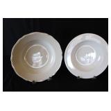 White Porcelain Rimmed Soup Bowls (170),
