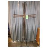 Rustic Metal Cross, Approx. 5