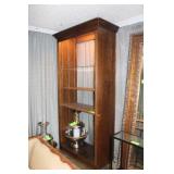 (2) Wooden Bookshelves, Lighted, Approx. 42"W x