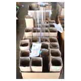 Assort. Vases; 4"x16", 4"x18", 4"x24",