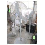 (2) 32" Utilitech Pedestal Fans